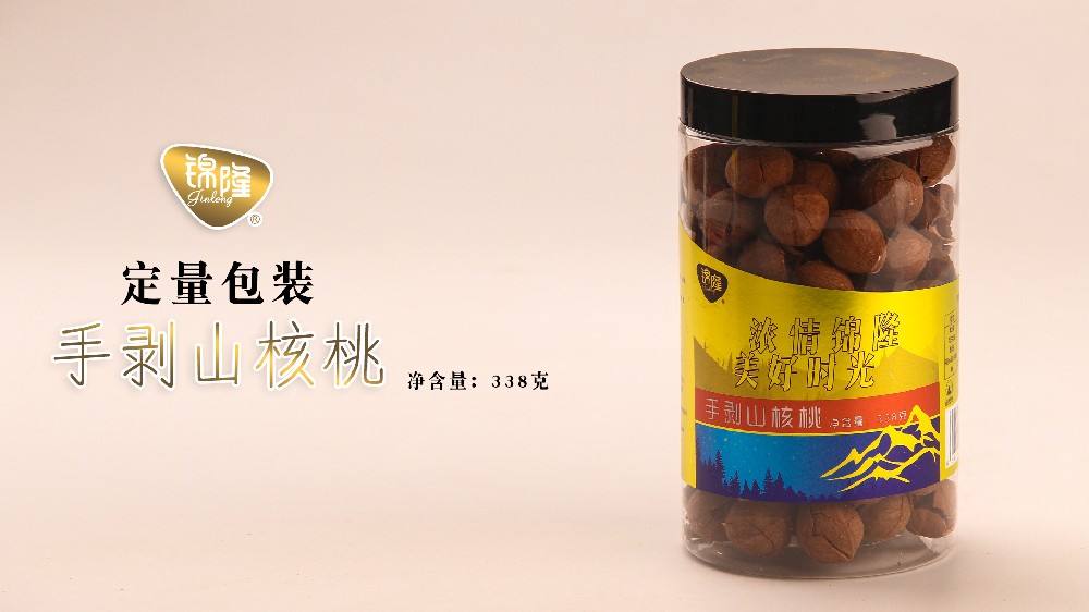 手剥山核桃罐装338g